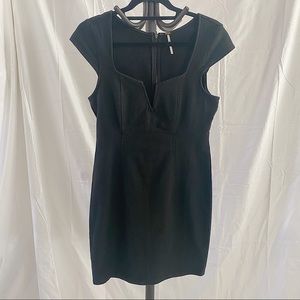 Free people lia black mini dress